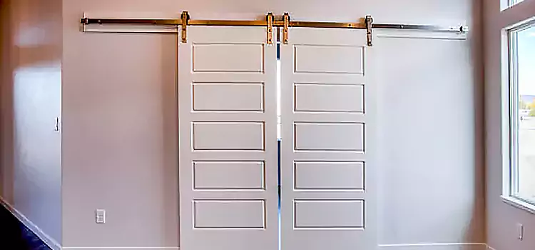 Glass Barn Door with Installation Hardware Kit East Massapequa