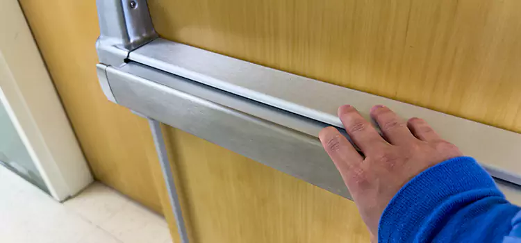 Installing a Push Bar on a Door East Massapequa